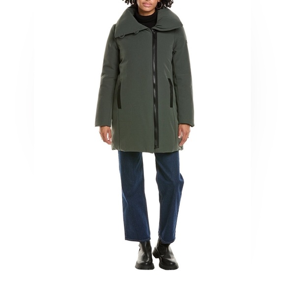 NEW Sam Edelman Asymmetrical Puffer Coat - Picture 1 of 5